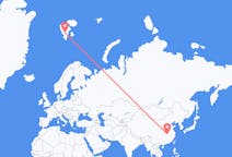 Flights from Wuhan to Svalbard