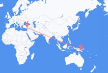 Flyg från Lae, Papua Nya Guinea, Papua Nya Guinea till Adana, Turkiet