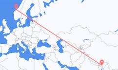 Flights from Guwahati, India to Kristiansund, Norway