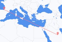 Flyg från Riyadh, Saudiarabien till Biarritz, Frankrike