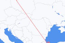 Vluchten uit Poznań, Polen naar Istanboel, Turkije