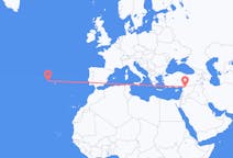 Flights from Aleppo, Syria to Horta, Azores, Portugal