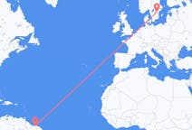 出发地 苏里南出发地 帕拉马里博目的地 瑞典林雪平的航班