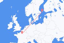 Flyg från Mariehamn till Paris