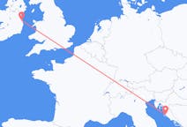 Flyg från Zadar, Kroatien till Dublin, Irland