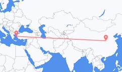 中国出发地 运城市飞往中国目的地 希俄斯的航班