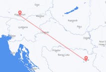 Vluchten van Klagenfurt, Oostenrijk naar Tuzla, Bosnië en Herzegovina