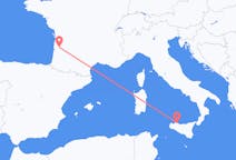 Flyg från Bordeaux till Palermo