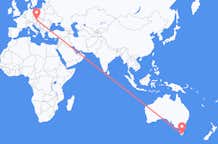 Flyg från Hobart, Australien till Vienna, Österrike