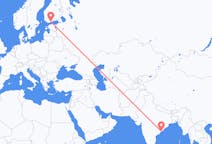 Flyrejser fra Visakhapatnam, Indien til Helsinki, Finland