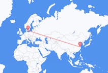 Flyrejser fra Wuxi, Kina til Malmø, Sverige