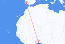 Flyreiser fra Cotonou, Benin til Faro, Portugal