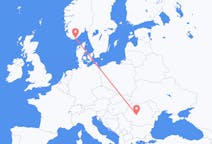 Flights from Kristiansand to Sibiu