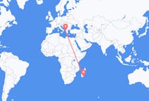 Flyrejser fra Tôlanaro, Madagaskar til Korfu, Grækenland