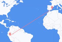 Flyg från Tarapoto, Peru till Alicante, Spanien