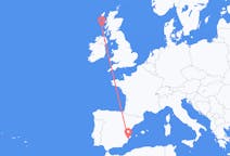 Voli da Tiree, Scozia ad Alicante, Spagna