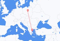 Flights from Łódź, Poland to Skiathos, Greece