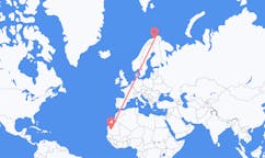 Flyreiser fra Atar, Mauritania til Lakselv, Norge