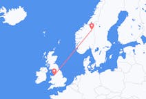 Flights from Røros, Norway to Liverpool, the United Kingdom