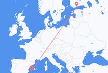 Vols d’Helsinki, Finlande pour Ibiza, Espagne