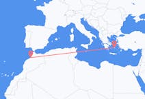 Fly fra Rabat til Naxos