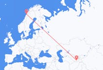 Flights from Dushanbe, Tajikistan to Bodø, Norway