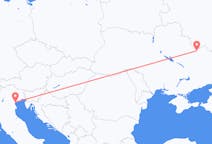 出发地 意大利威尼斯目的地 乌克兰哈尔科夫的航班