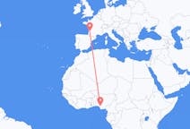 Flights from Benin City, Nigeria to Bordeaux, France