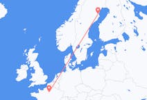 Рейсы из Шеллефтео, Швеция в Париж, Франция