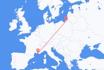 Fly fra Kaliningrad til Marseille