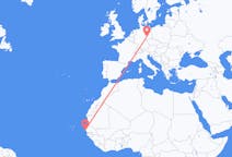Flyreiser fra Dakar, Senegal til Leipzig, Tyskland