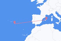 Flyg från Menorca till Santa Maria