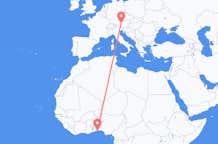 Flights from Cotonou to Salzburg