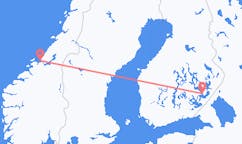Vols depuis la ville de Ørland vers la ville de Savonlinna