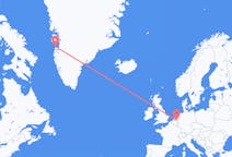Flyreiser fra Eindhoven, Nederland til Aasiaat, Grønland