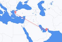 出发地 阿拉伯联合酋长国杜拜目的地 土耳其伊兹密尔的航班