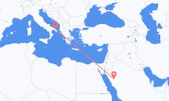 Flights from Al-`Ula, Saudi Arabia to Brindisi, Italy