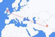 出发地 印度昌迪加尔前往英格兰的利物浦的航班