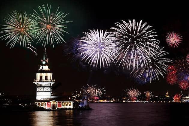 Fête du Nouvel An sur le Bosphore sur un yacht de luxe à Istanbul 2024