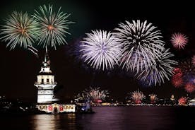 Bosporus-nytårsfest på luksusyacht i Istanbul 2024