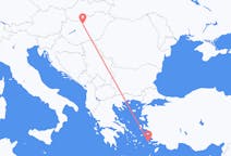 出发地 希腊出发地 卡林诺斯岛目的地 匈牙利布达佩斯的航班