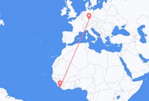 Flights from Monrovia to Nuremberg
