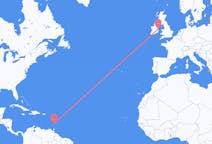 Flyreiser fra Saint Vincent, St. Vincent og Grenadinene til Dublin, Irland