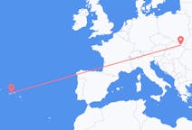 Flyg från Košice, Slovakien till São Jorge, Portugal