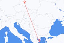 ポーランドのヴロツワフから、ギリシャのスキアトス島までのフライト
