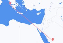 Loty z Medina, Arabia Saudyjska do Kefallinii, Grecja