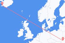 Vluchten van Lviv, Oekraïne naar Reykjavík, IJsland