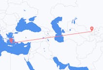 Flights from Tashkent to Santorini