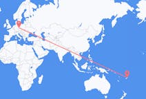 Flyrejser fra Labasa, Fiji til Dresden, Tyskland