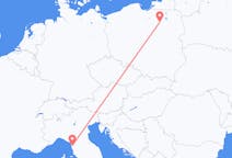 Flights from Pisa to Szczytno